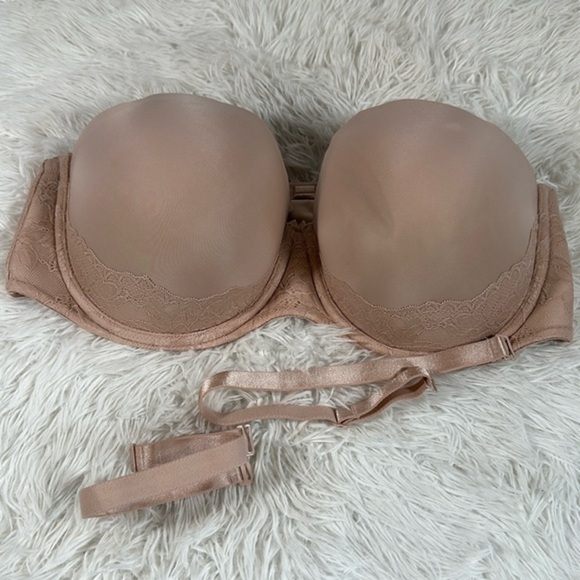 Torrid Curve Beige Bombshell Everyday Strapless Bra 44DD - Picture 10 of 11
